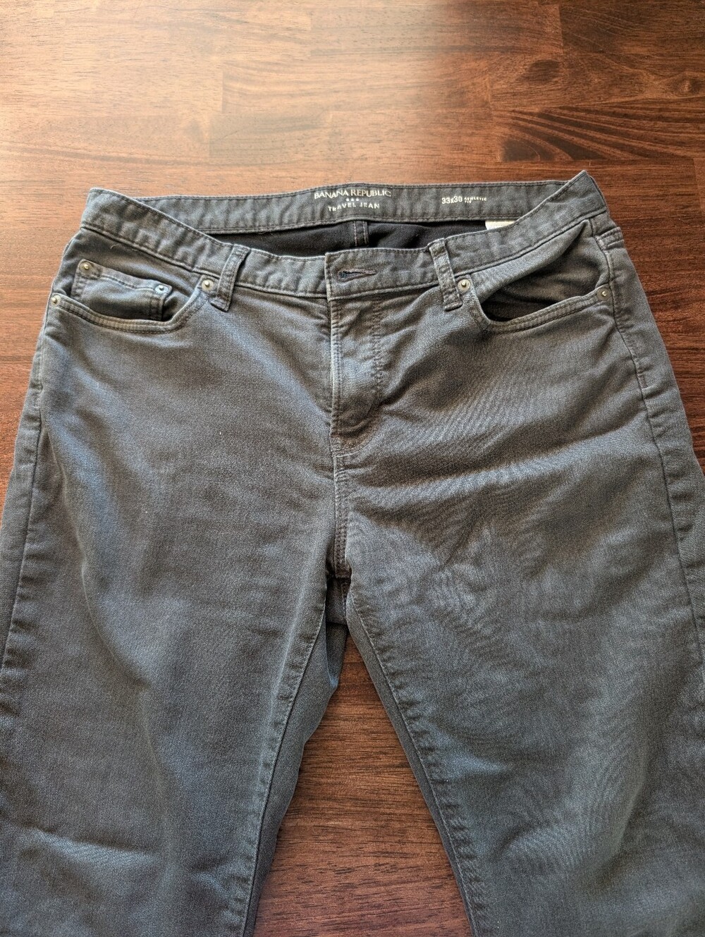 Banana Republic Charcoal Travel Jeans